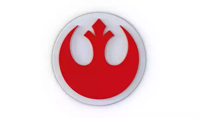 Star Wars Rebels Logo 3D model