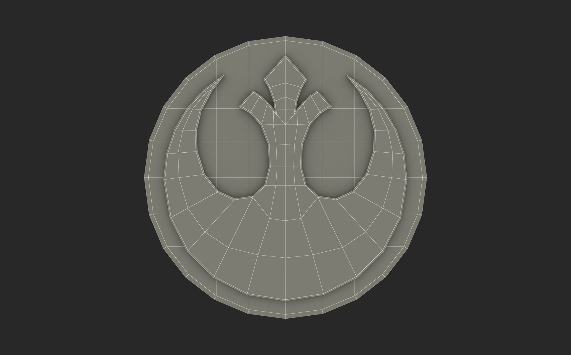 Star Wars Rebels Logo 3D model_10