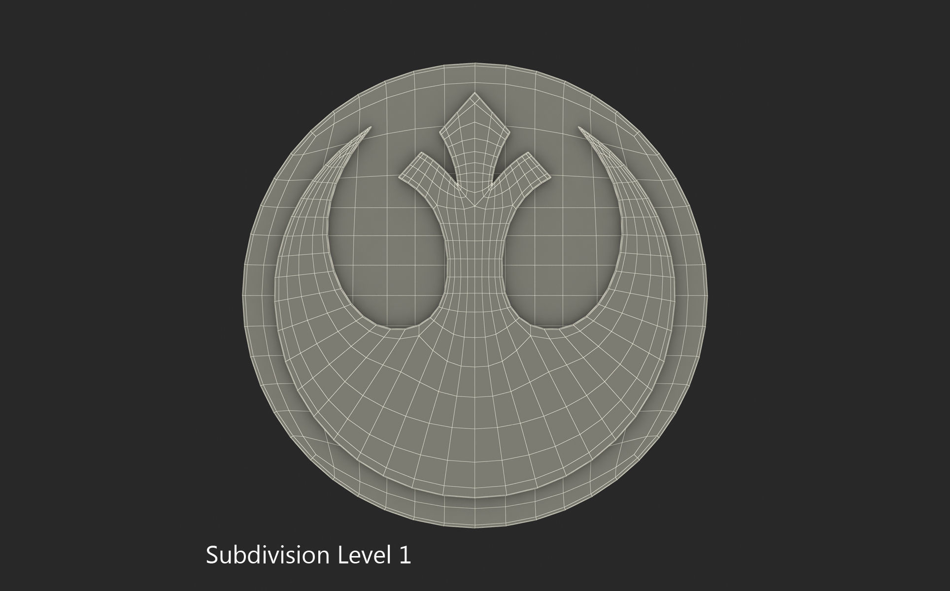 Star Wars Rebels Logo 3D model_6