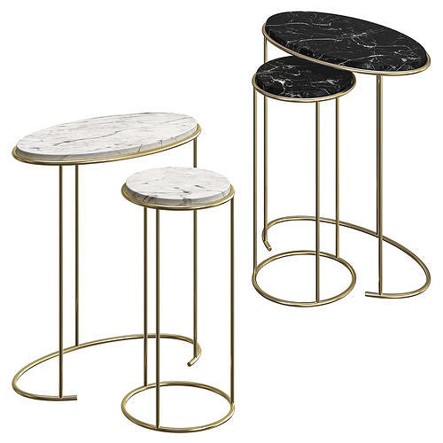 Vibieffe 9550 small coffee table 3D model