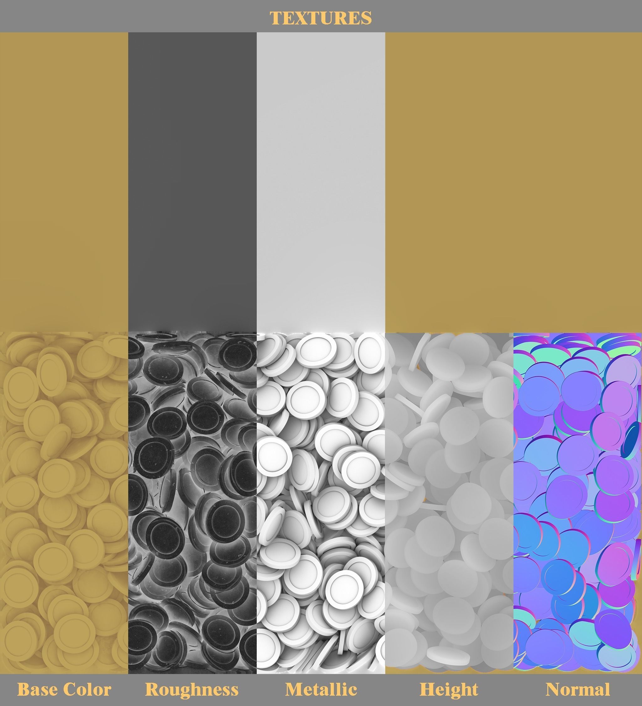 Treasure Chest Low-poly 3D model_27