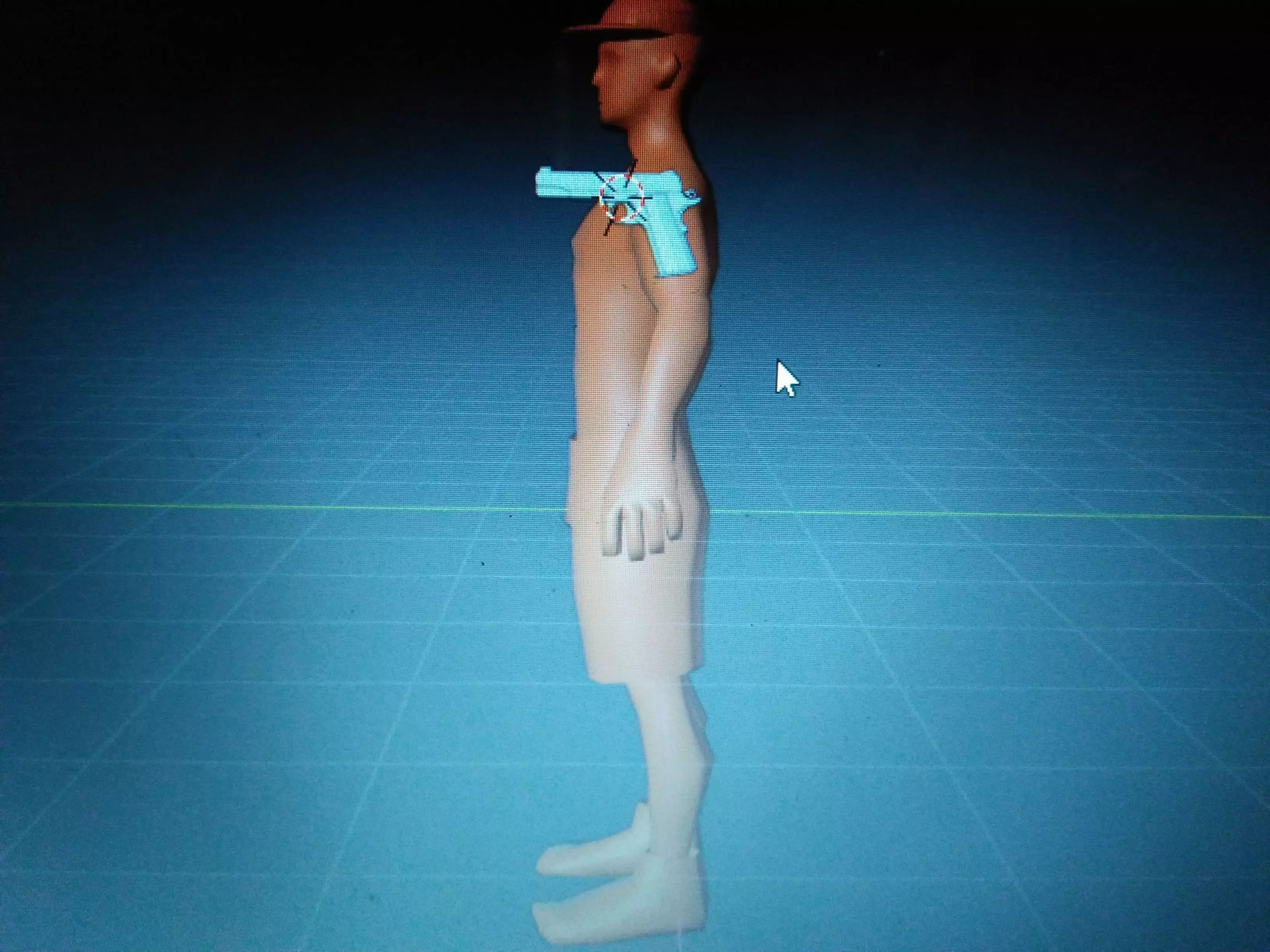 Human body mesh 3D model_0
