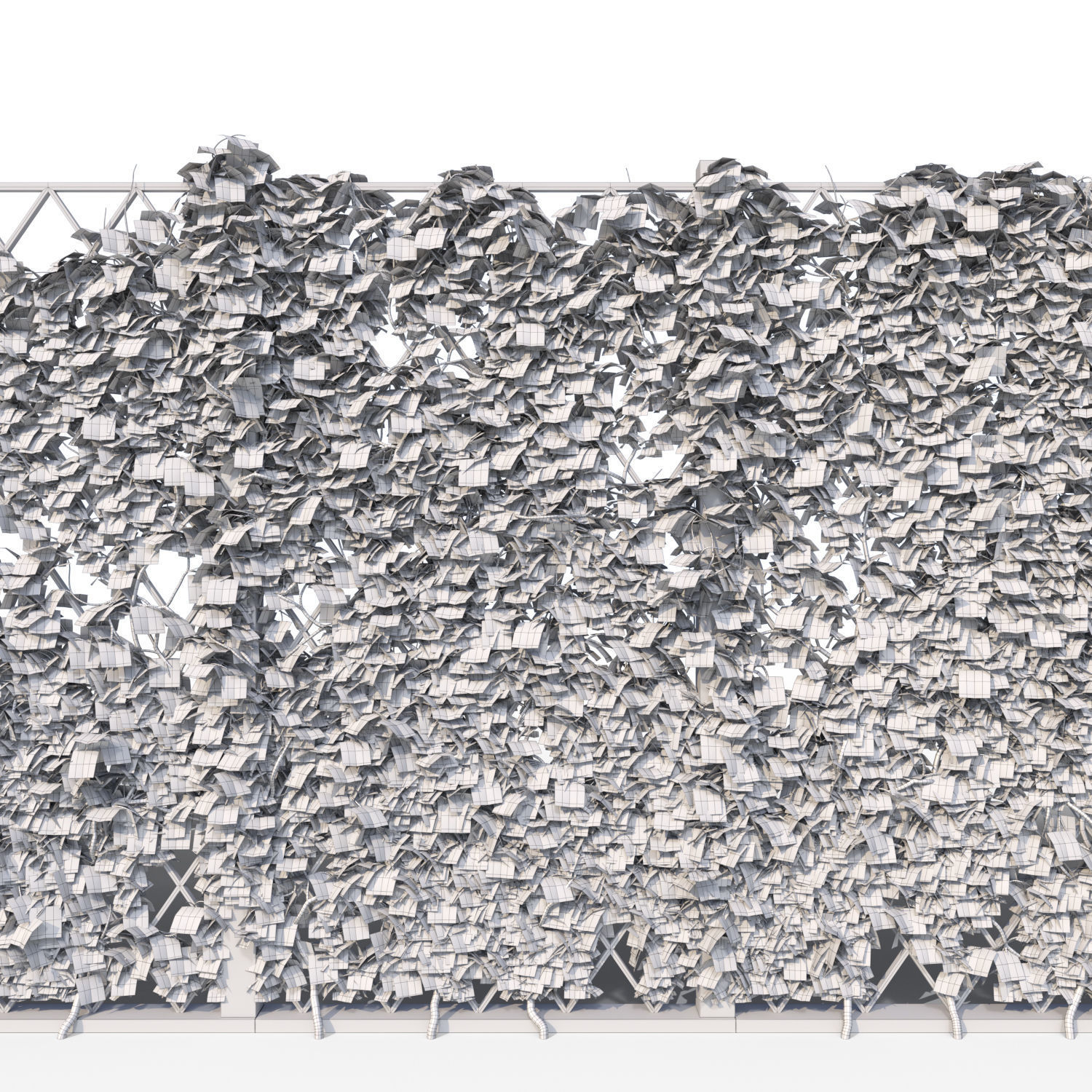 Ivy fence 3D model_13