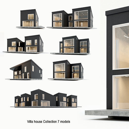 Villa house Collection 7 models 