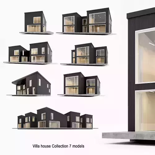 Villa house Collection 7 models 