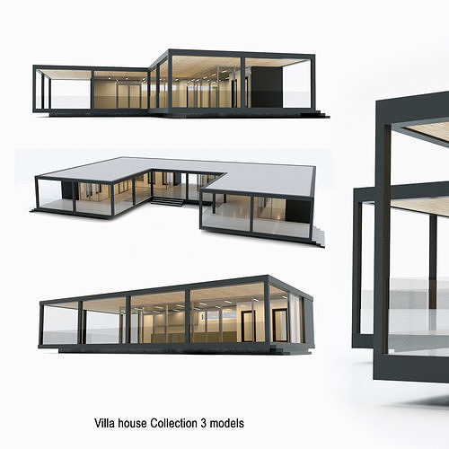 Villa house Collection 3 models 