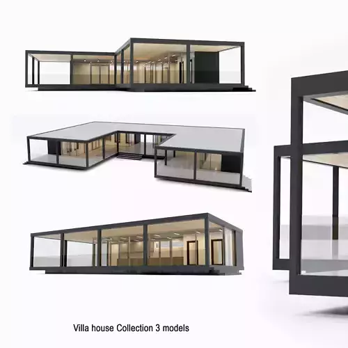 Villa house Collection 3 models 