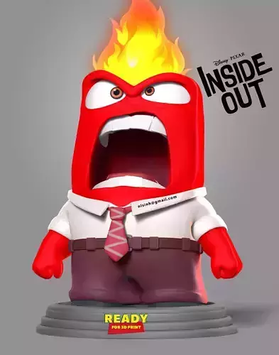 Anger - Inside Out Fanart