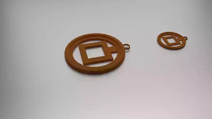 Squares Pendant 3D print model