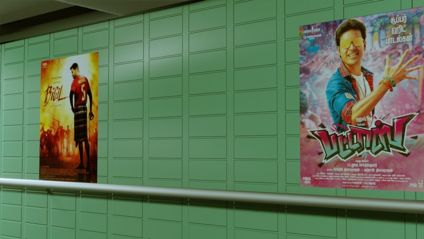 Subway Under pass - Low poly - Game ready model Low-poly 3D model_3