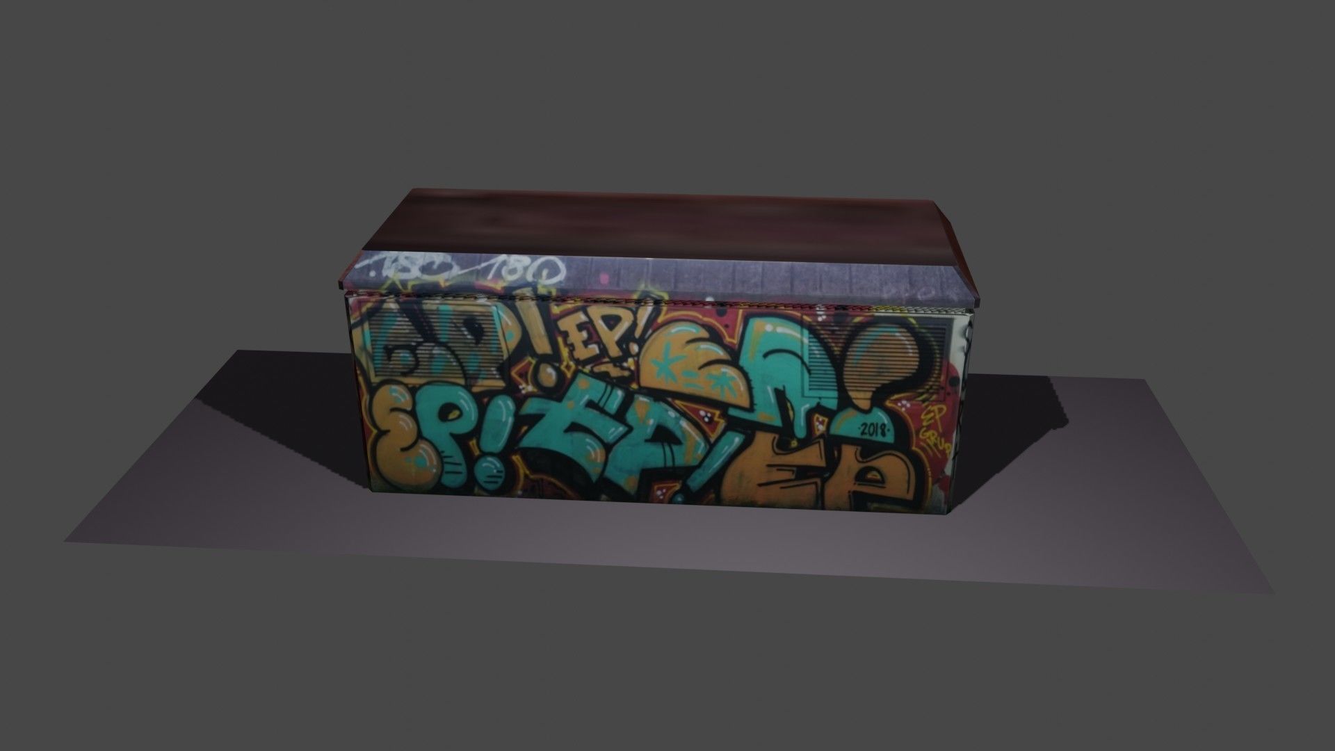 ELECTRIC TRANSFORMER BOX 2 3D model_12