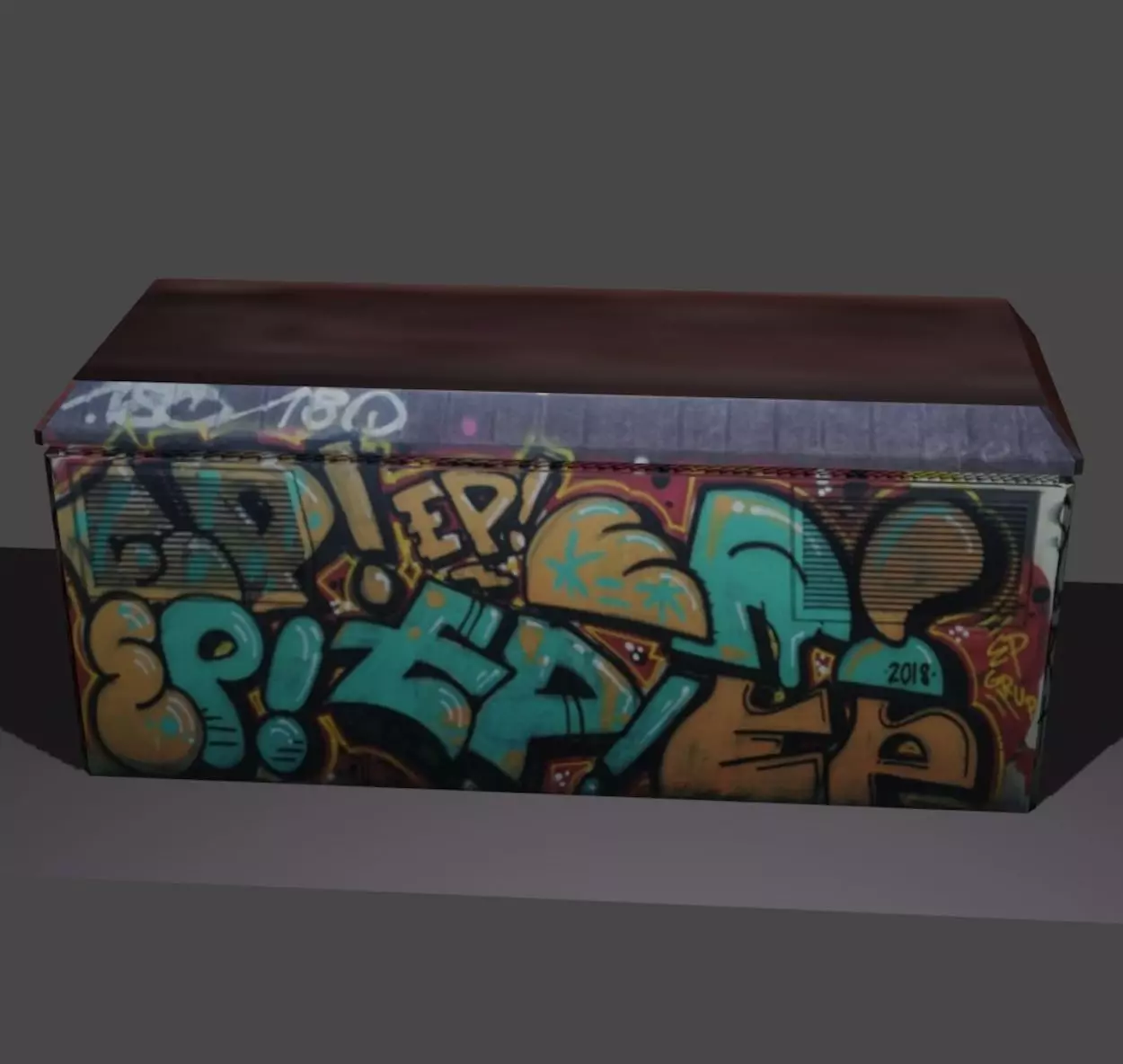 ELECTRIC TRANSFORMER BOX 2 3D model_0