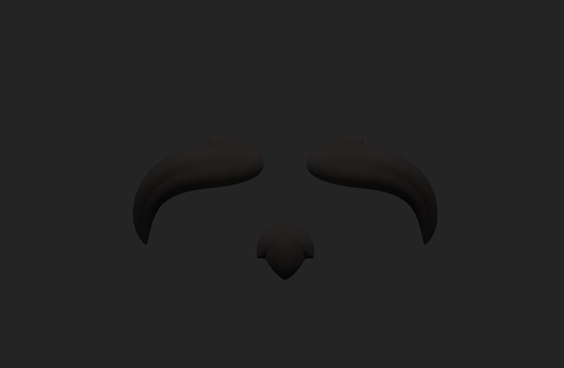 Mustache 14 3D model_8