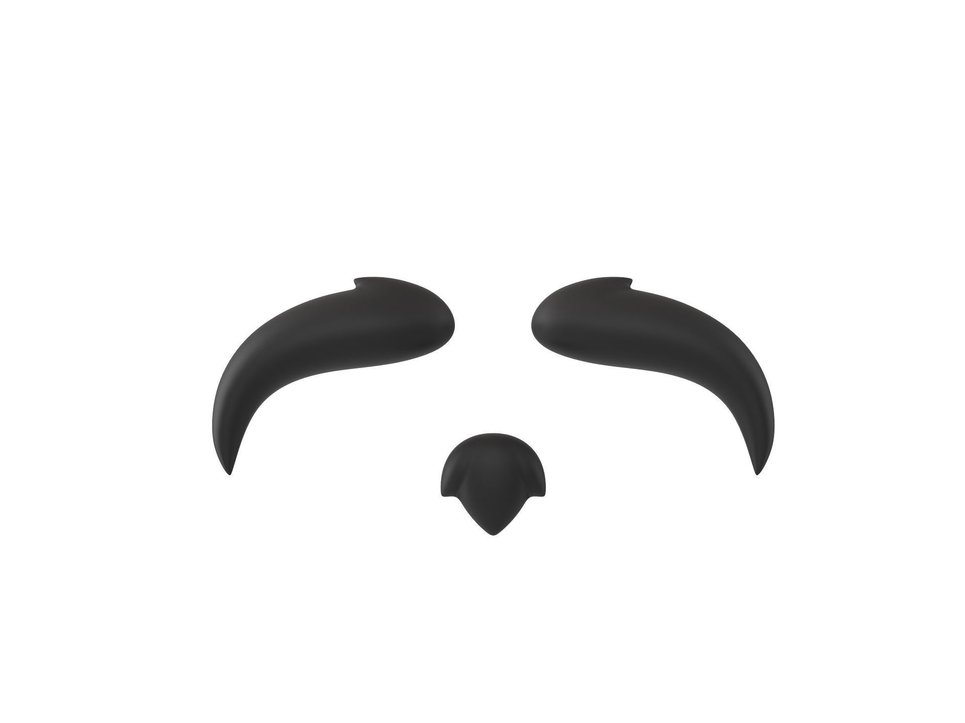 Mustache 14 3D model_4