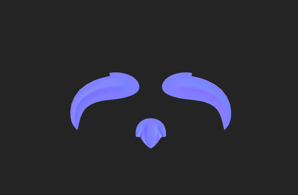 Mustache 14 3D model_9