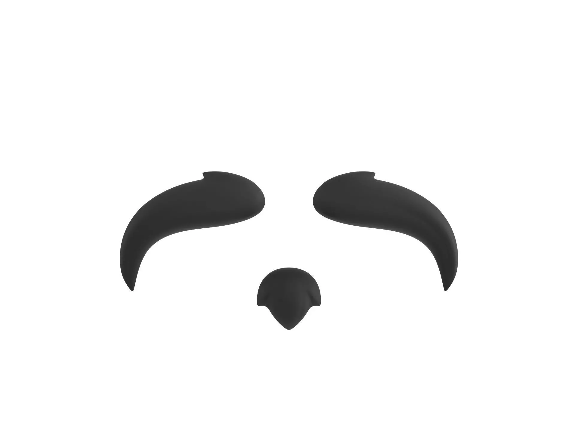 Mustache 14 3D model_0