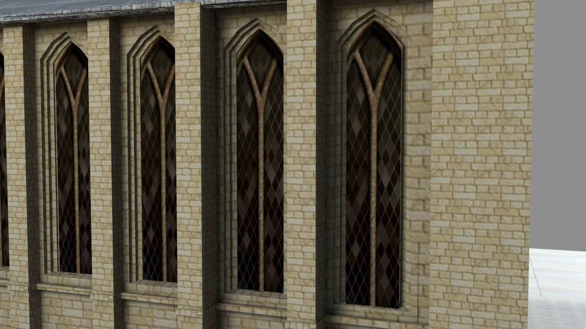 Cathidral church 3D model_14