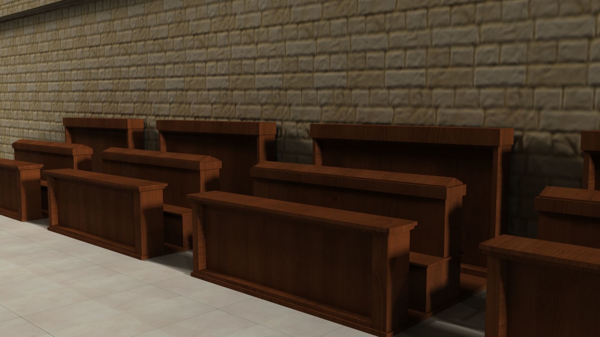 Cathidral church 3D model_9