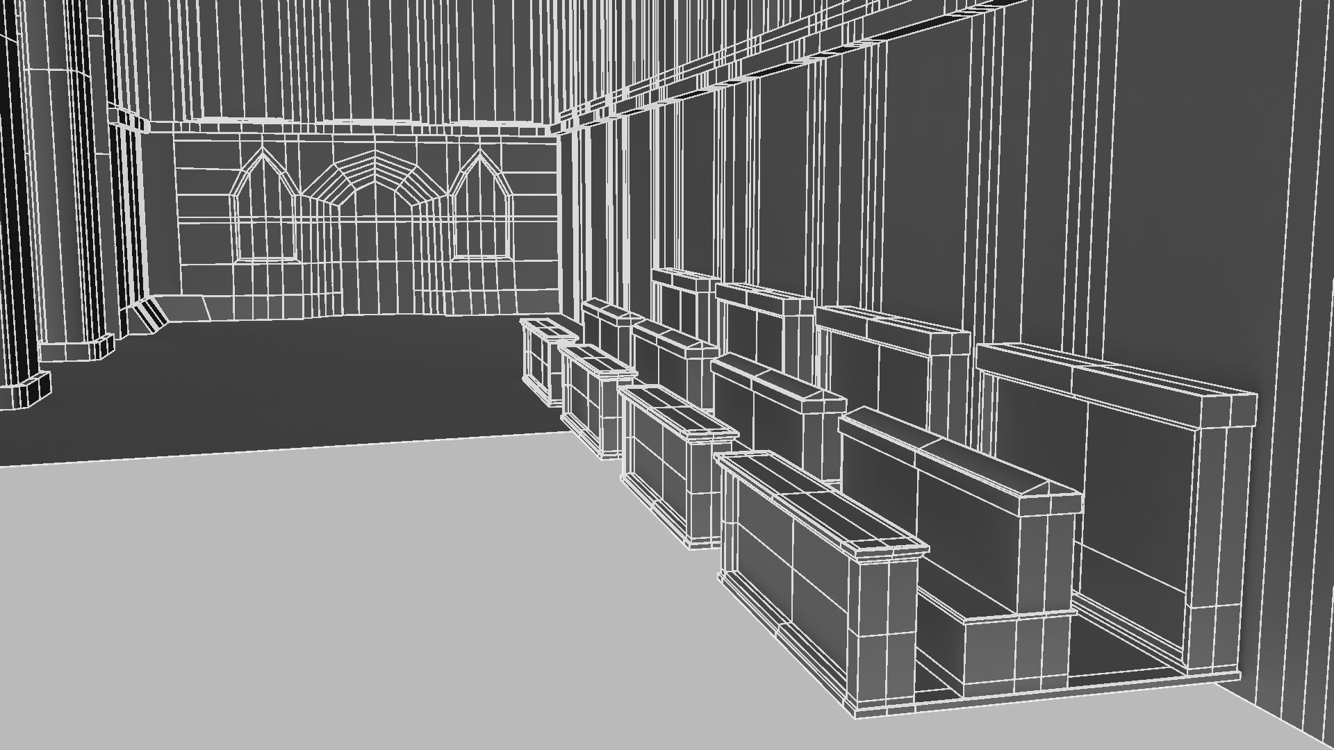 Cathidral church 3D model_34