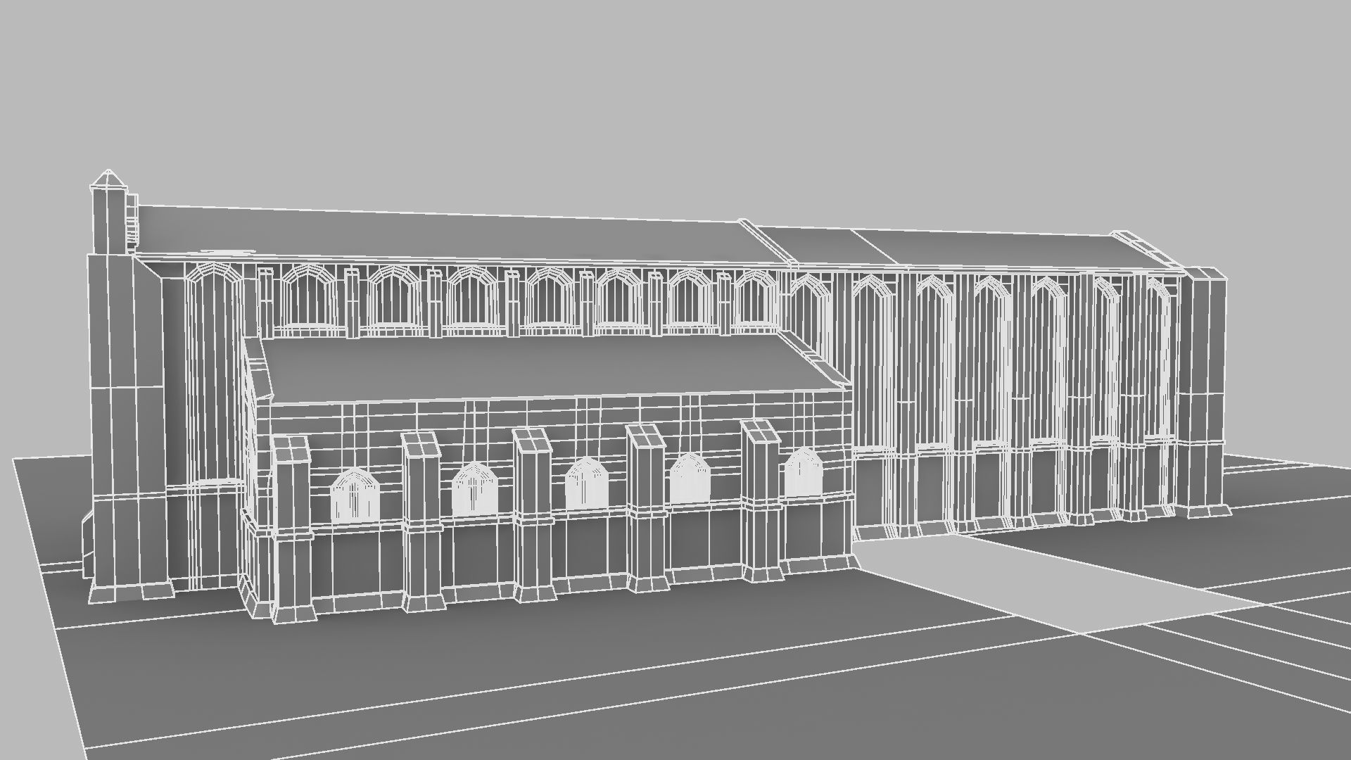 Cathidral church 3D model_19