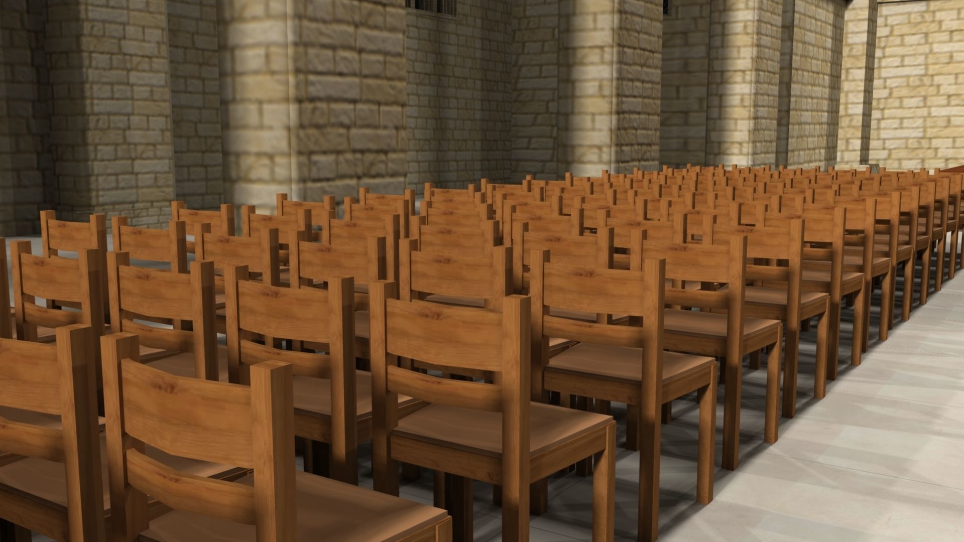 Cathidral church 3D model_24