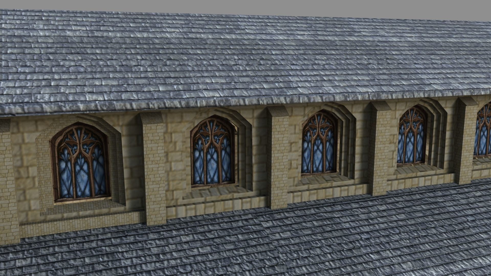 Cathidral church 3D model_18