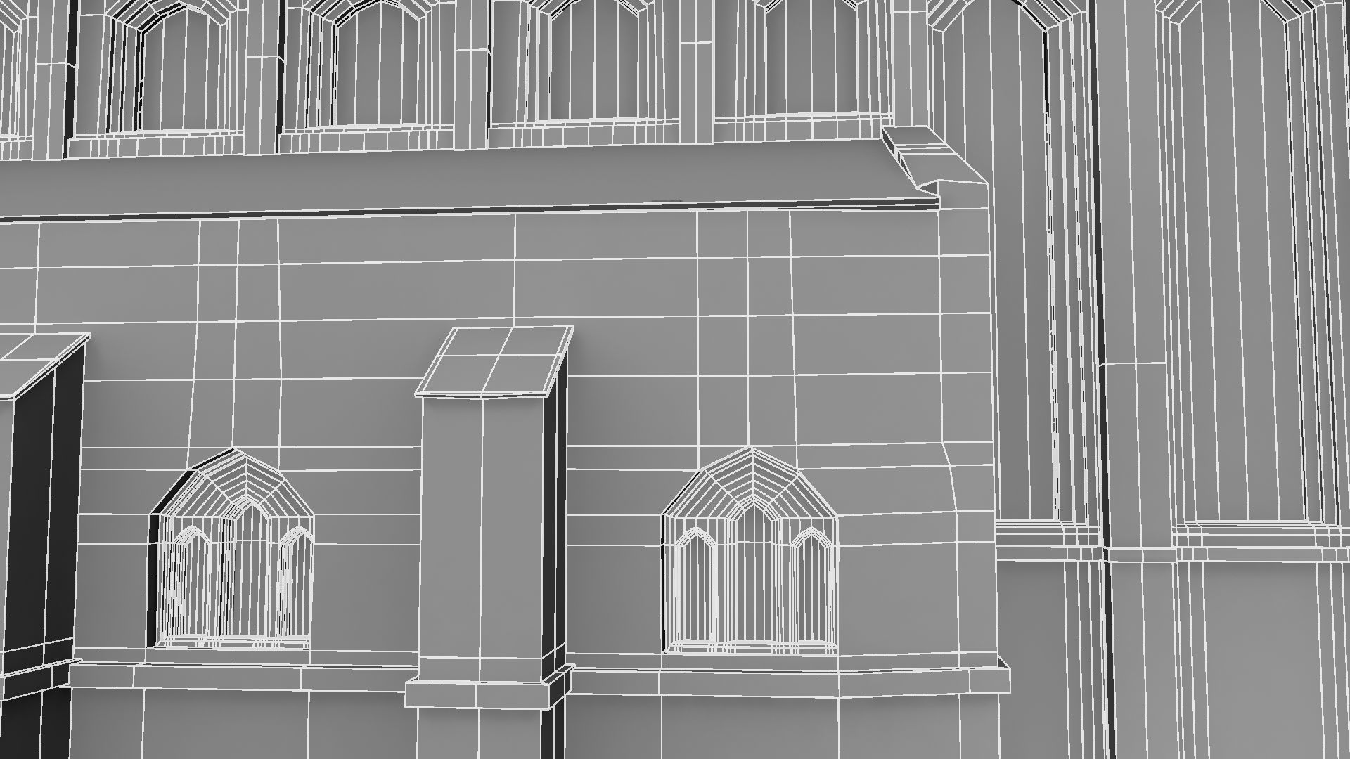 Cathidral church 3D model_30