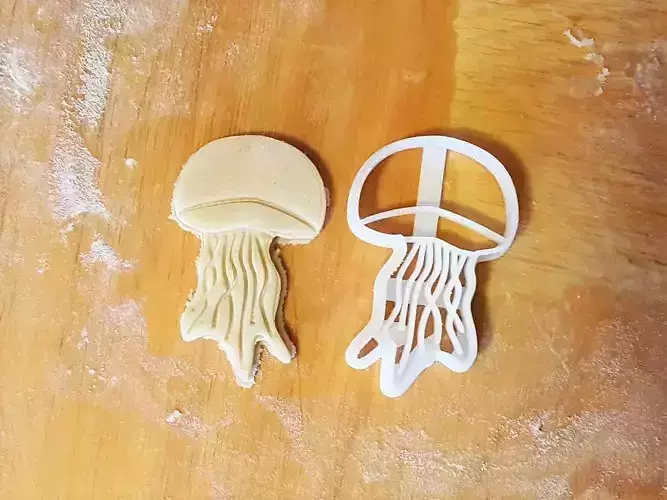 Jellyfish cookie cutter