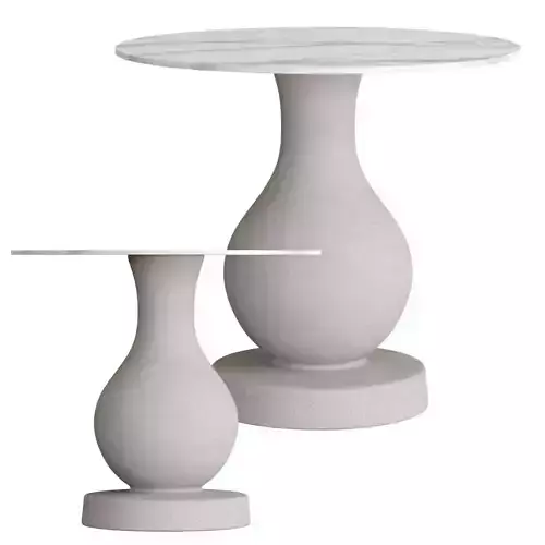 Slide Ottocento medium table 3D model