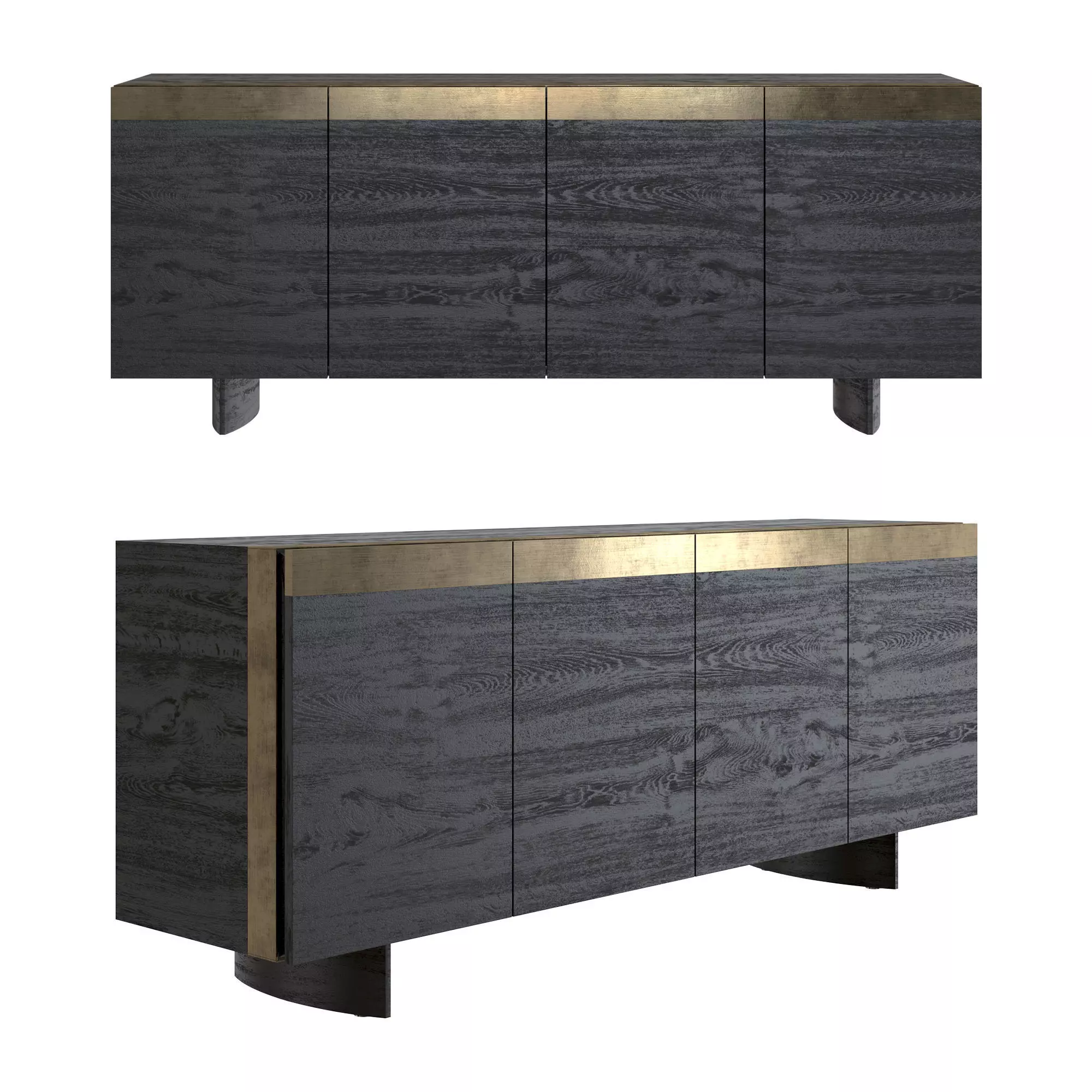 Linear Sideboard by Riva 1920 3D model_0