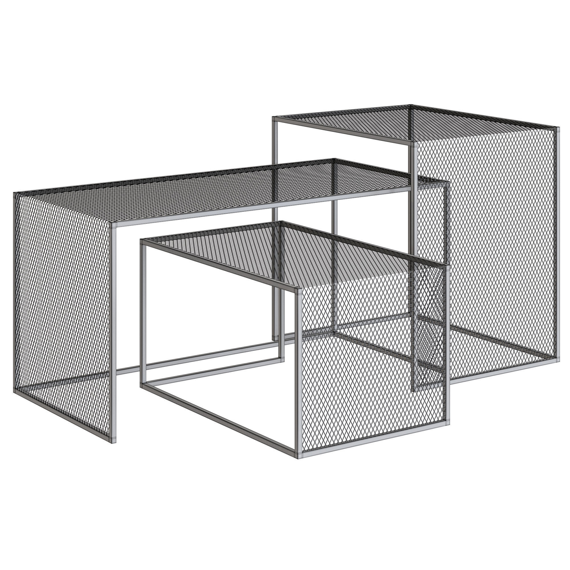 Tristano Low Tables by ZEUS 3D model_1