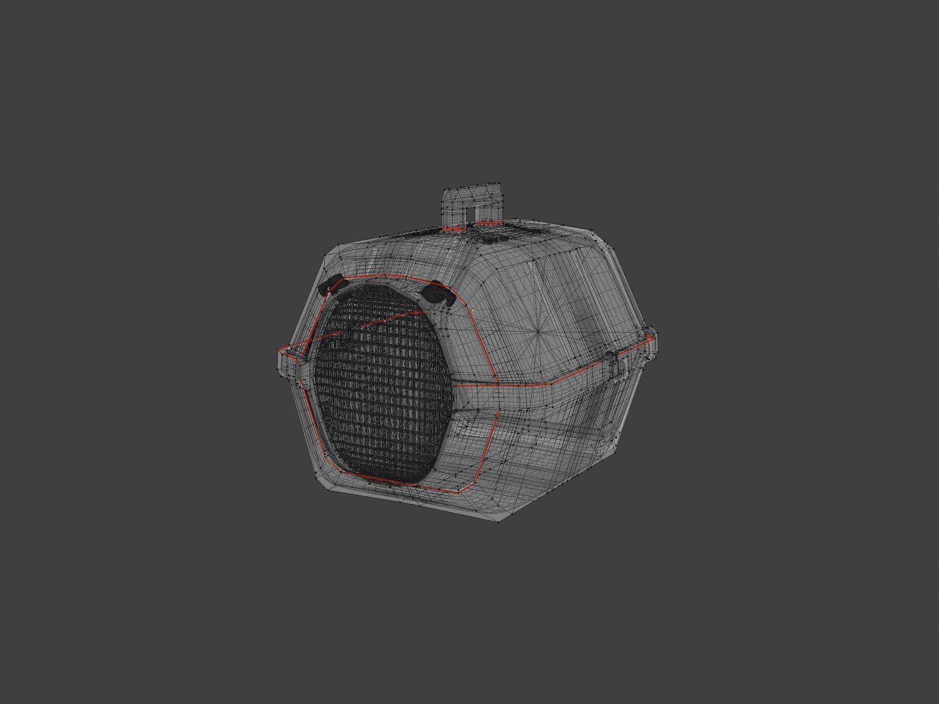 Pet Box 3D model_4