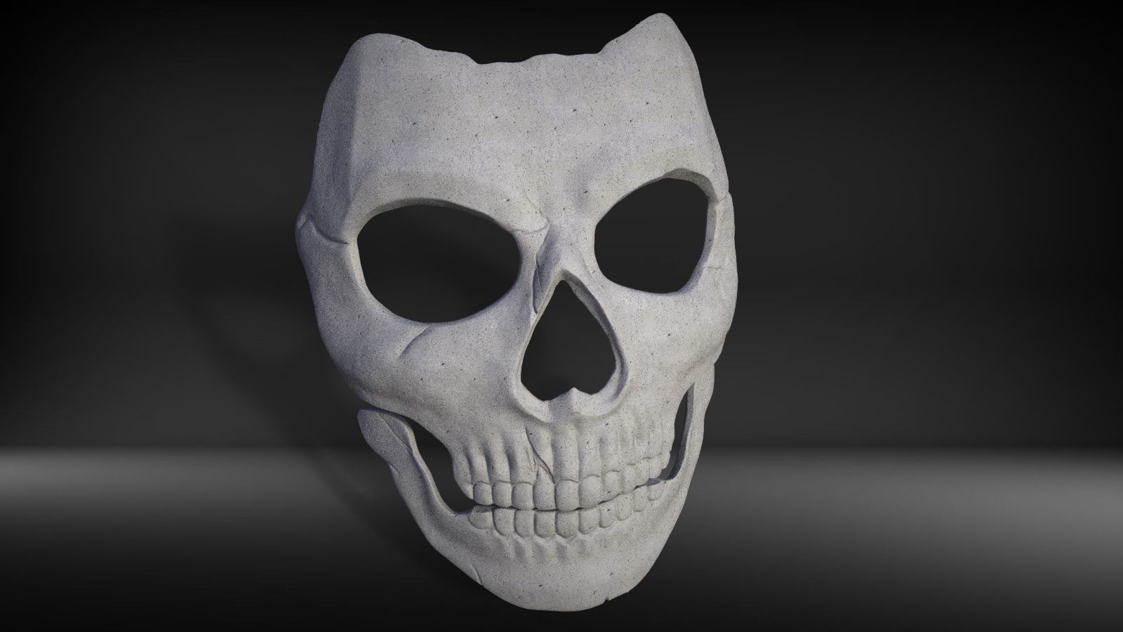 Ghost mask 3D print model 3D print model_11