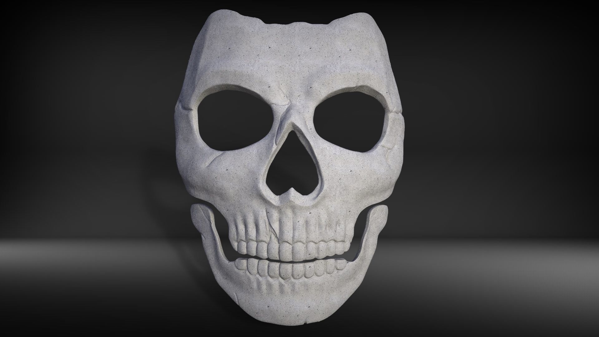 Ghost mask 3D print model 3D print model_12