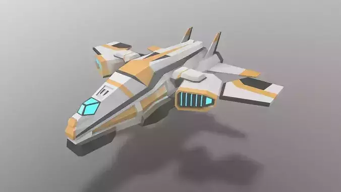 Sci-fi Space Aircraft SA-3