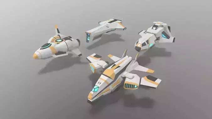Sci-fi Space Aircraft SA