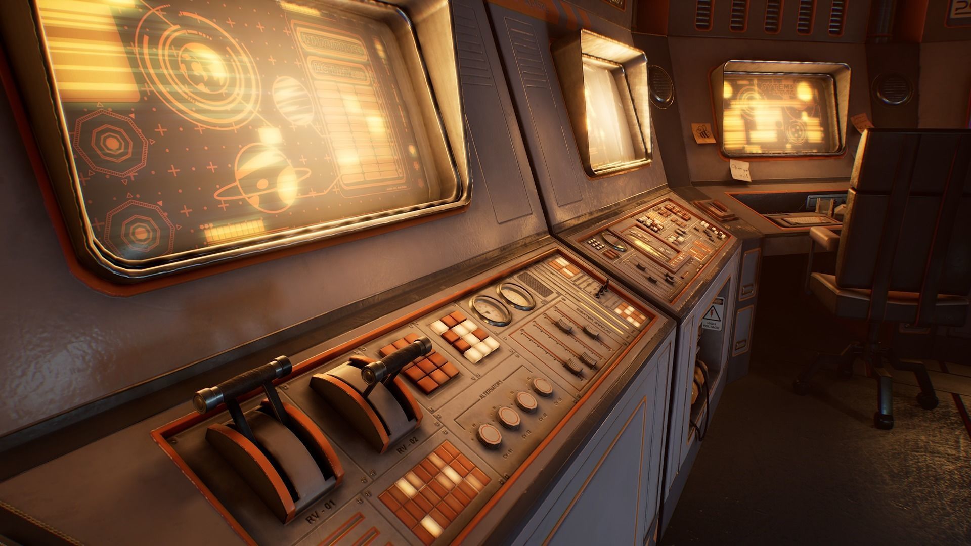 Stylized Sci-Fi pack Low-poly 3D model_4