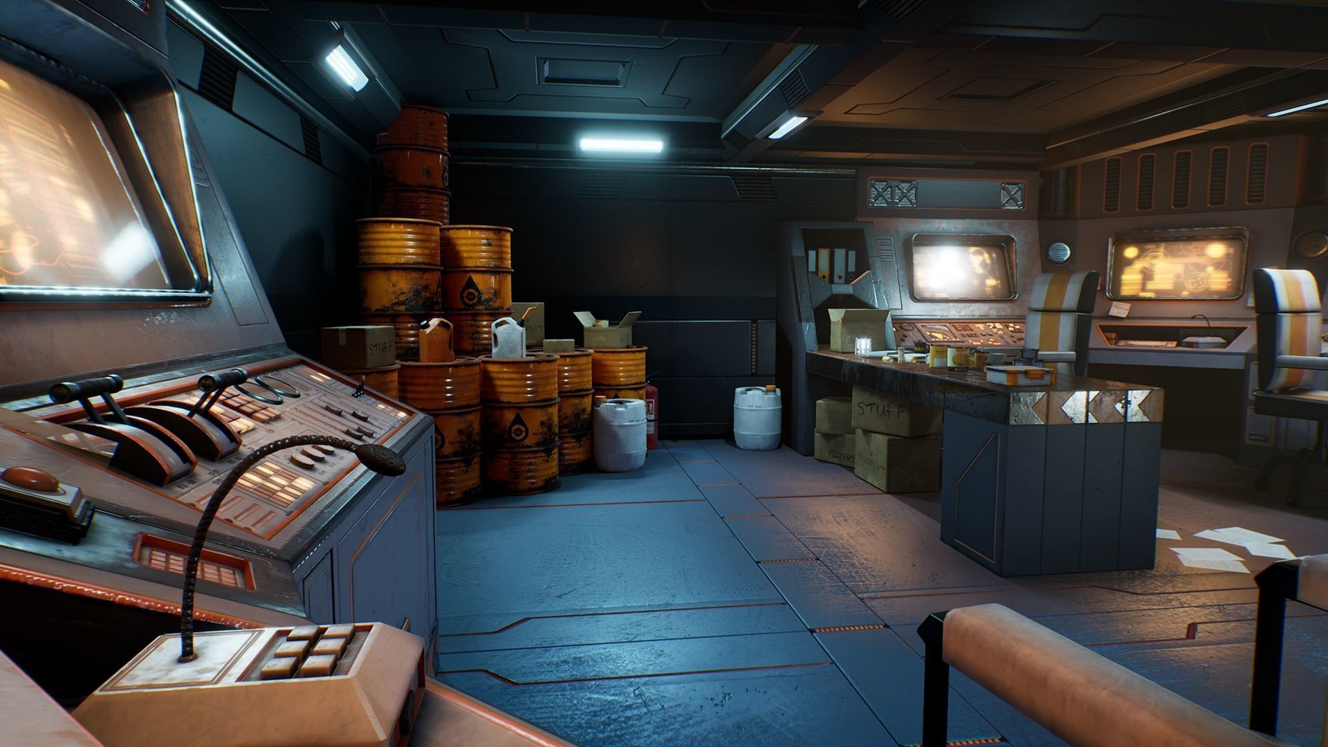 Stylized Sci-Fi pack Low-poly 3D model_8