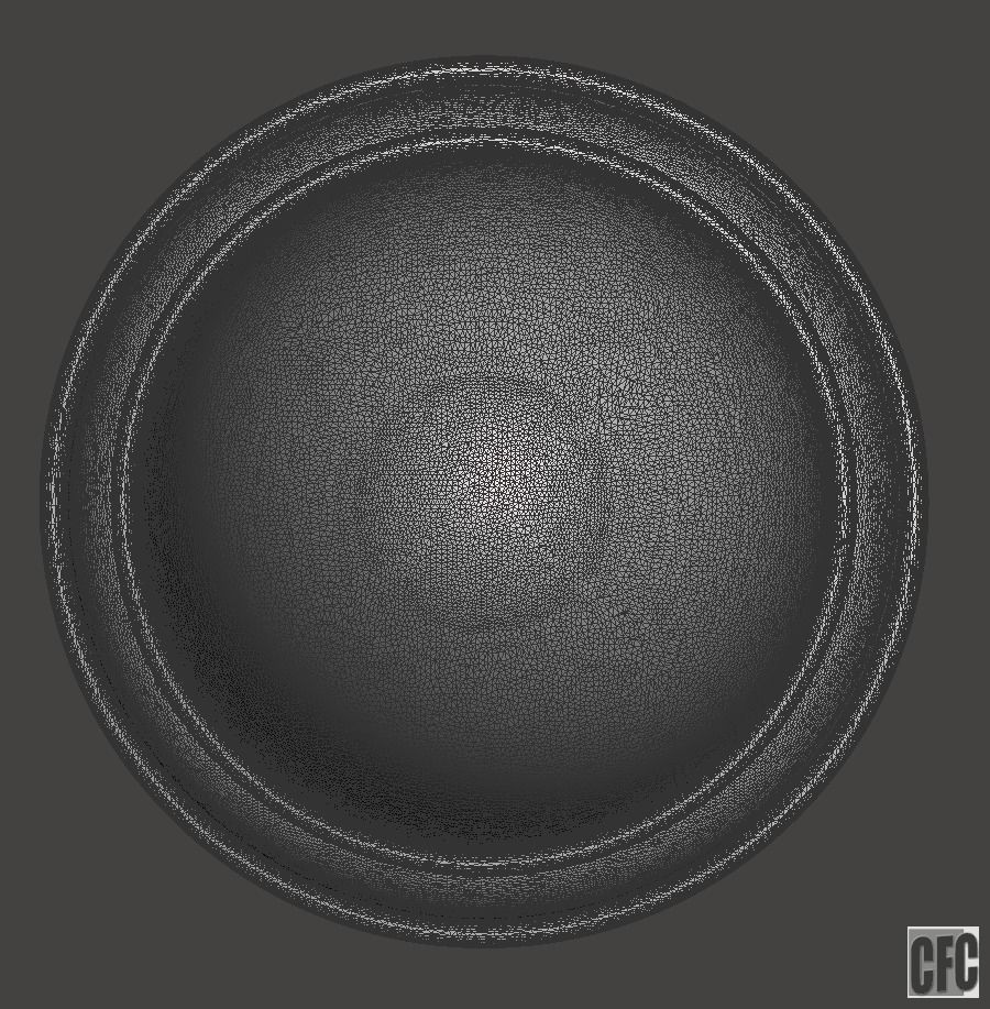 WoodCarving Finial - 3d model for CNC - FinialCFC02 3D print model_7