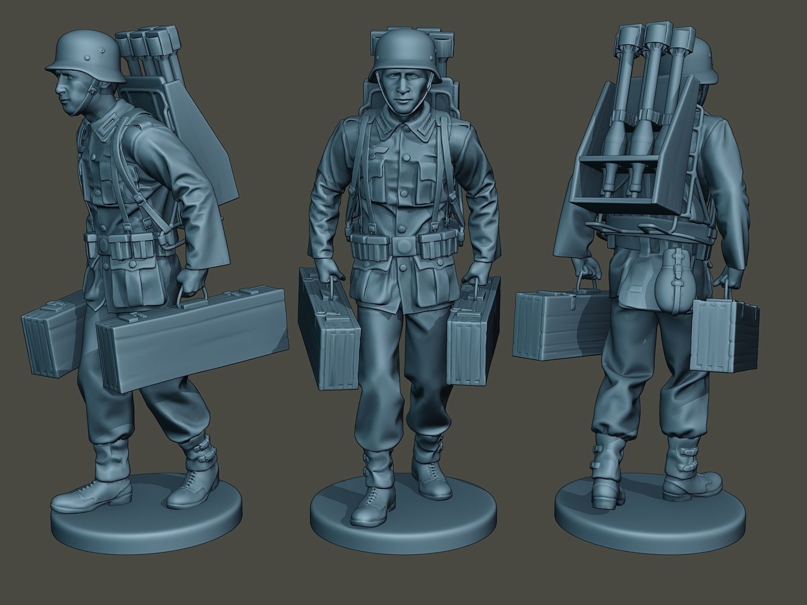 German soldiers ww2 Bundle Pack 1 3D print model_17