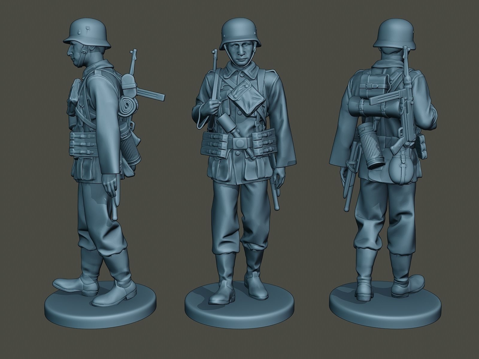 German soldiers ww2 Bundle Pack 1 3D print model_46