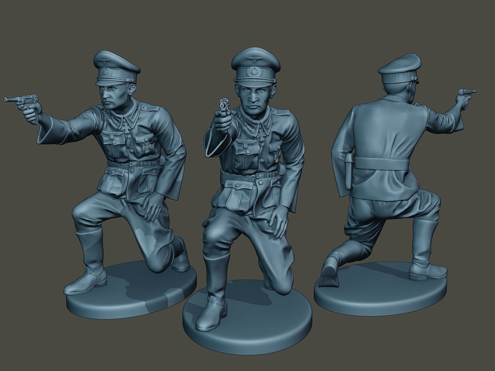 German soldiers ww2 Bundle Pack 1 3D print model_9