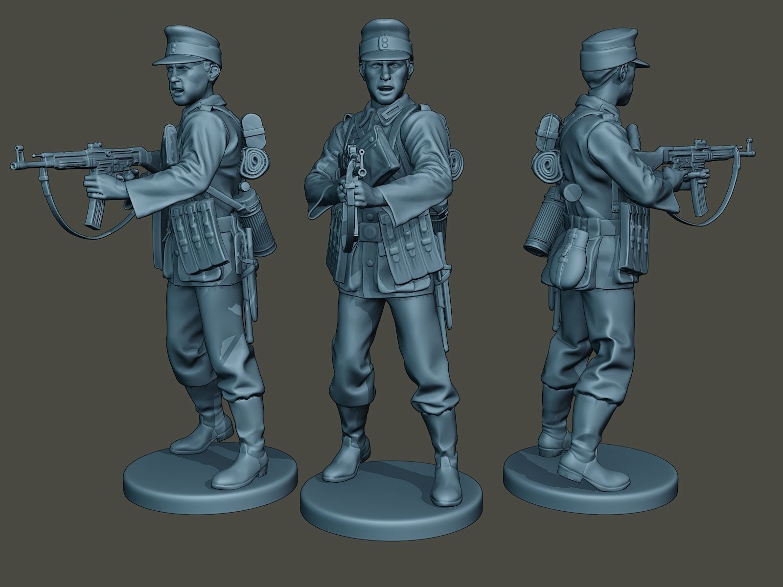 German soldiers ww2 Bundle Pack 1 3D print model_33