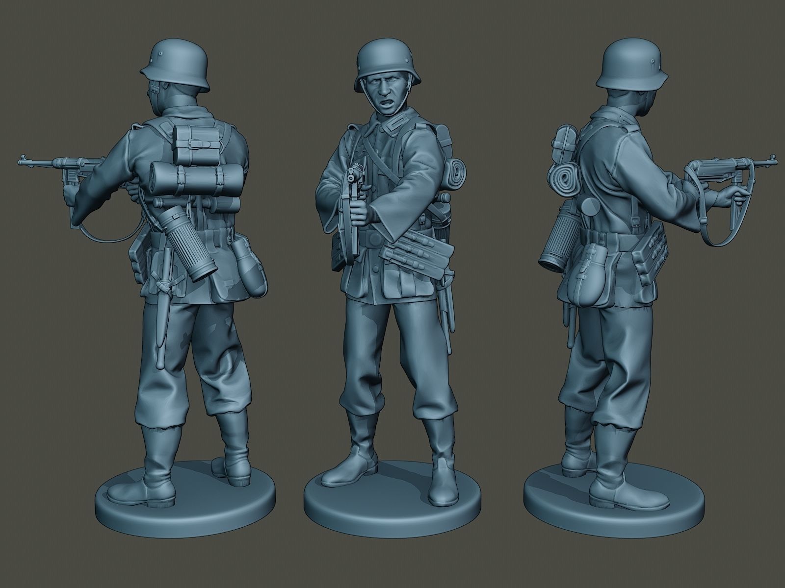 German soldiers ww2 Bundle Pack 1 3D print model_32