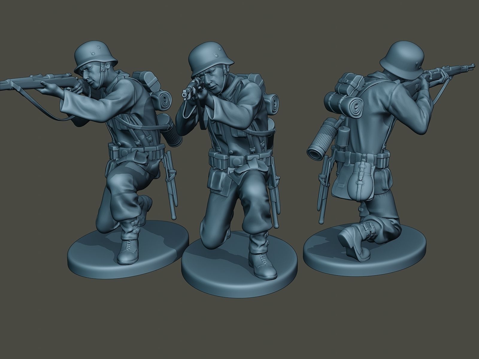 German soldiers ww2 Bundle Pack 1 3D print model_28