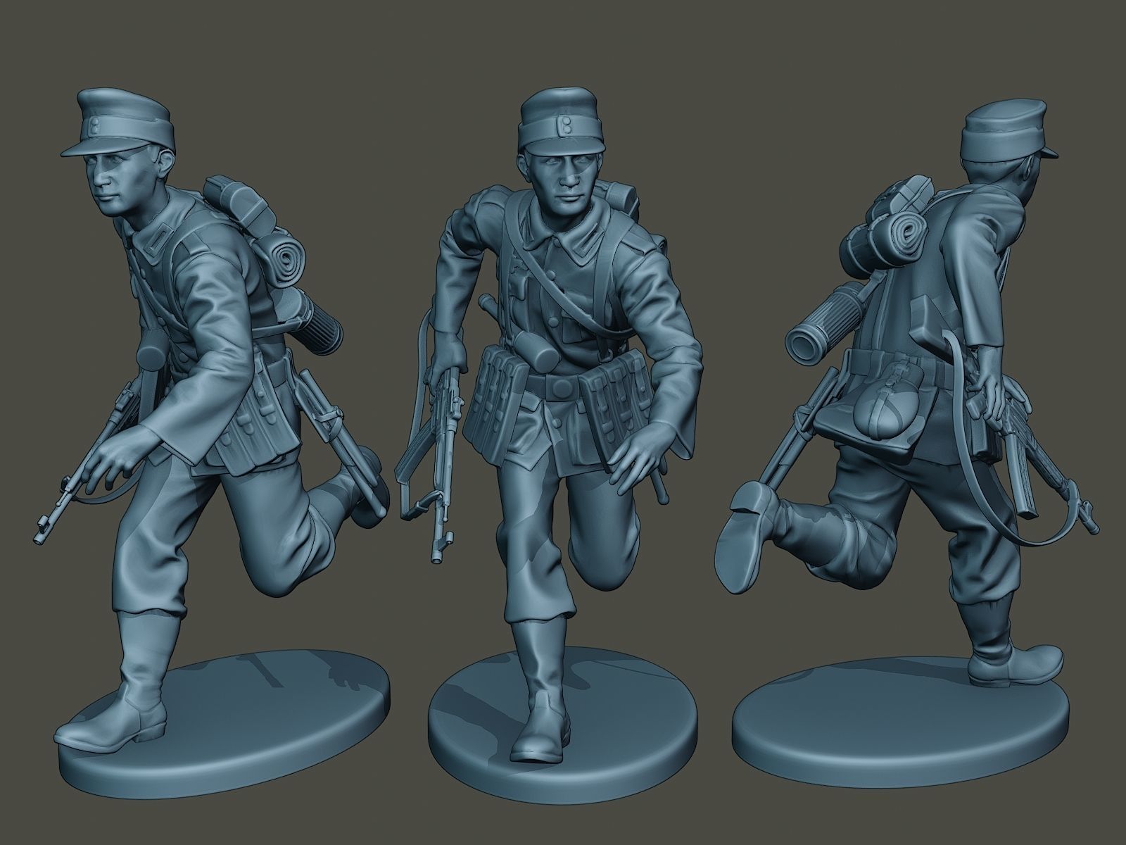 German soldiers ww2 Bundle Pack 1 3D print model_24