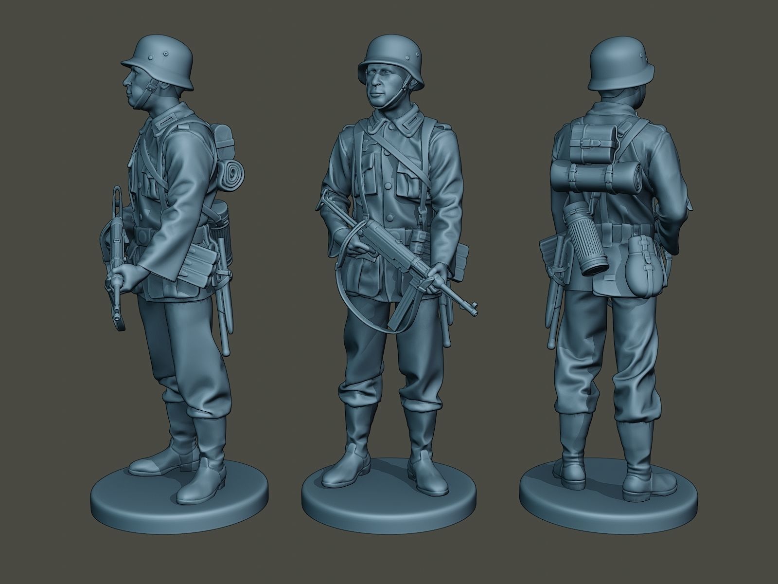 German soldiers ww2 Bundle Pack 1 3D print model_40