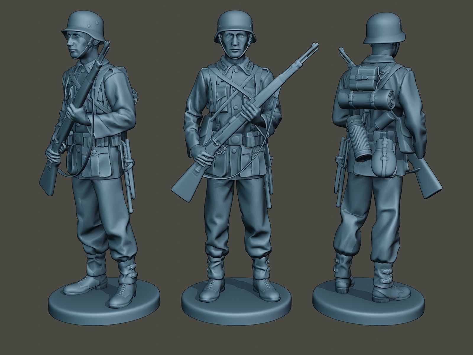 German soldiers ww2 Bundle Pack 1 3D print model_44