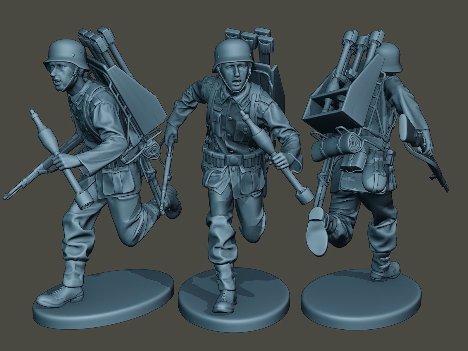German soldiers ww2 Bundle Pack 1 3D print model_26