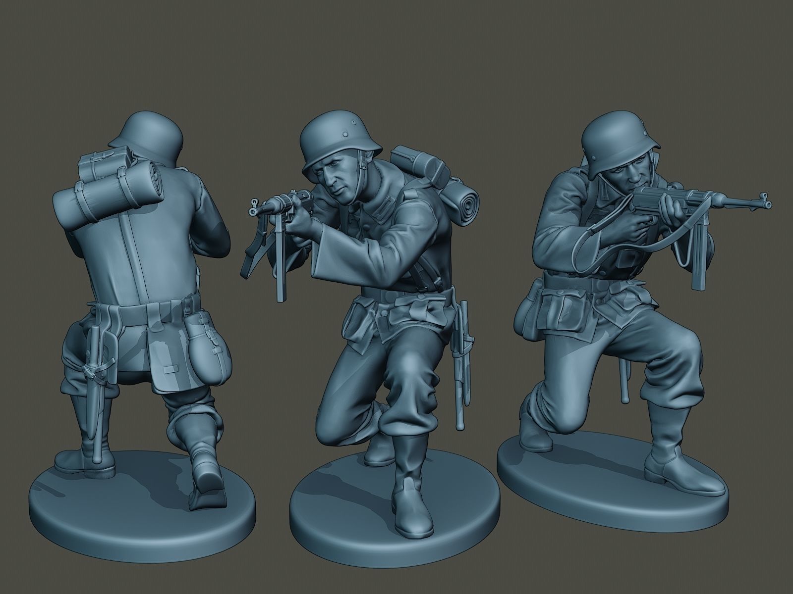 German soldiers ww2 Bundle Pack 1 3D print model_29
